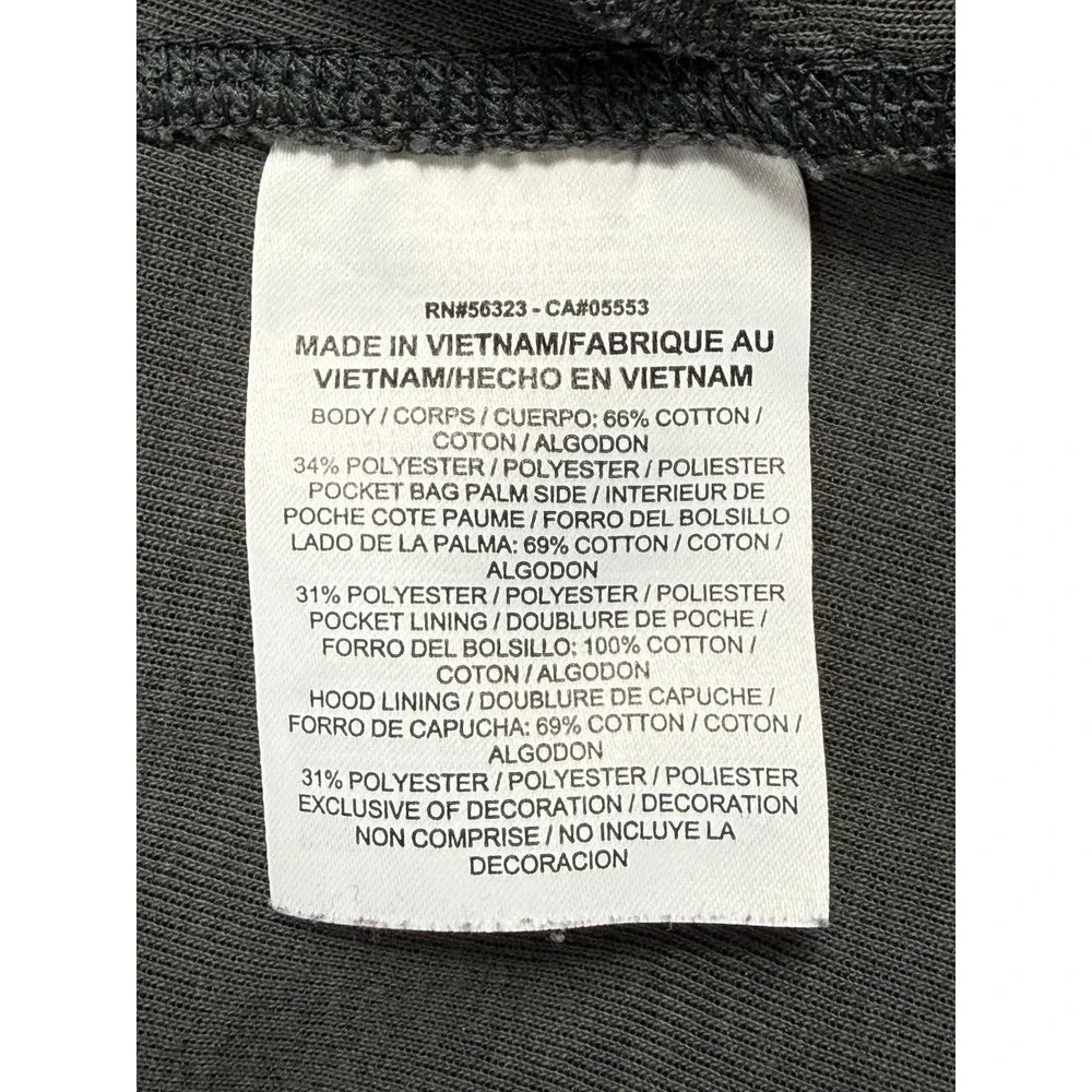 Nike Sportswear Tech Fleece Anthracite Black Full Zip Hoodie 928483-060 Size L
